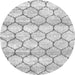 Square Trellis Gray Modern Rug, con3065gry