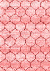 Trellis Red Modern Rug, con3065red