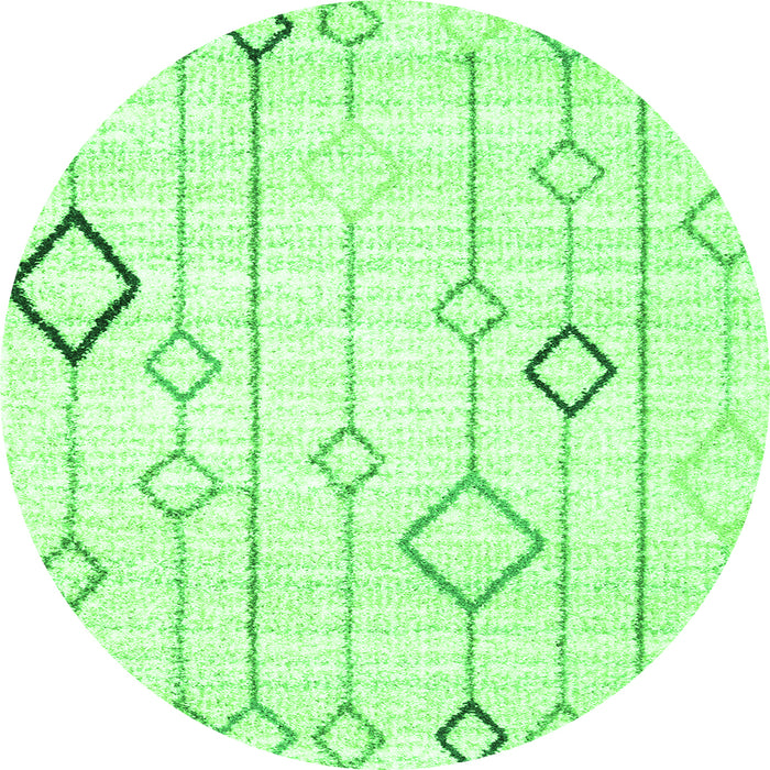 Square Solid Green Modern Rug, con3066grn