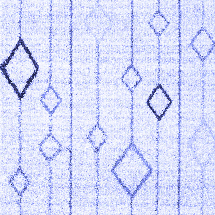 Solid Blue Modern Rug, con3066blu