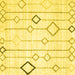 Square Solid Yellow Modern Rug, con3066yw