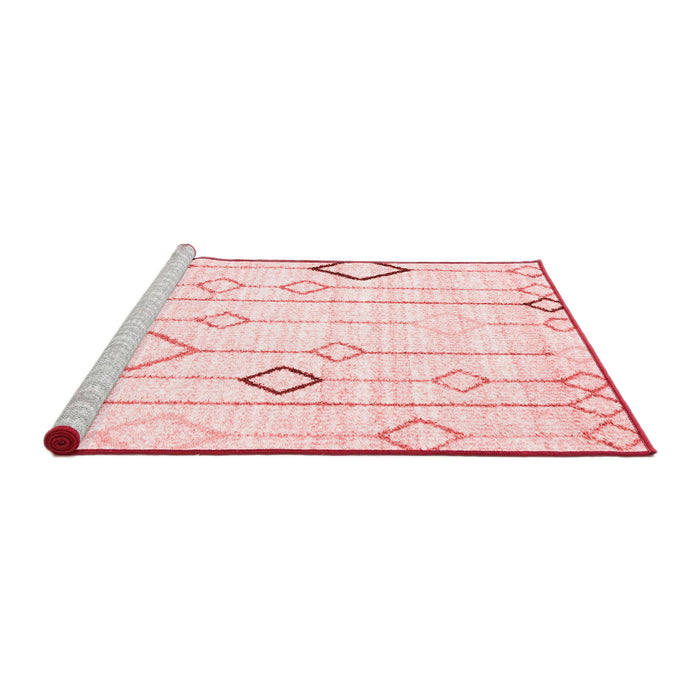 Modern Red Washable Rugs
