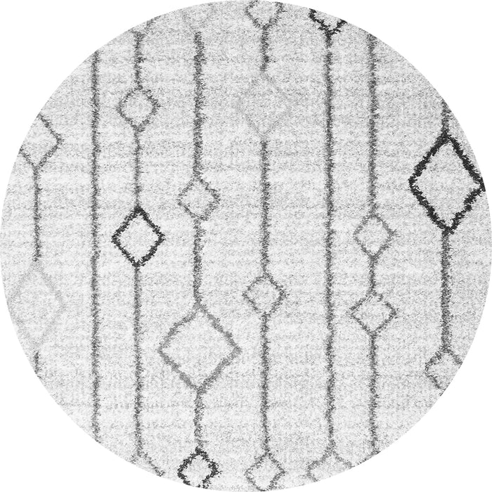 Square Solid Gray Modern Rug, con3067gry