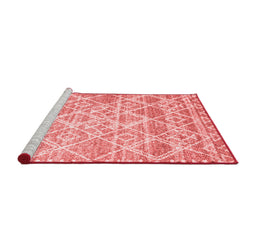 Contemporary Red Washable Rugs