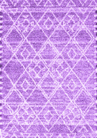 Abstract Purple Contemporary Rug, con3068pur