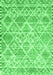 Abstract Green Contemporary Rug, con3068grn