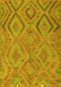 Southwestern Yellow Country Rug, con3069yw