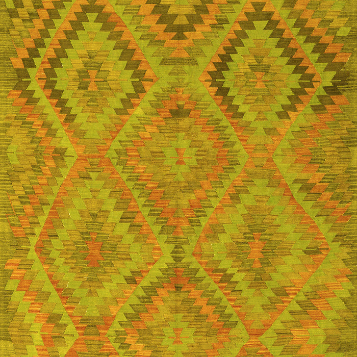 Southwestern Yellow Country Rug, con3069yw