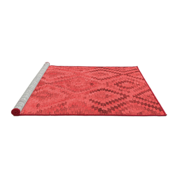 Country Red Washable Rugs