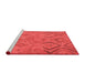 Country Red Washable Rugs