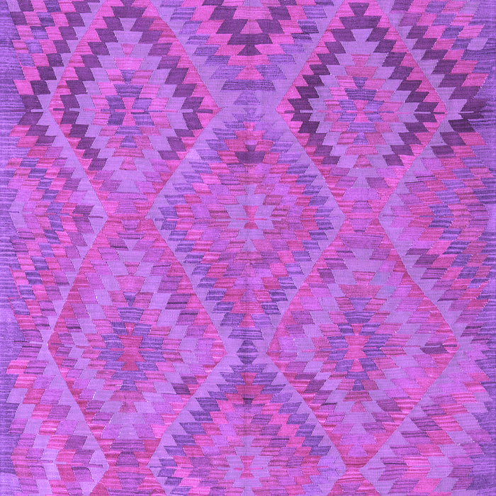Machine Washable Southwestern Purple Country Area Rugs, wshcon3069pur