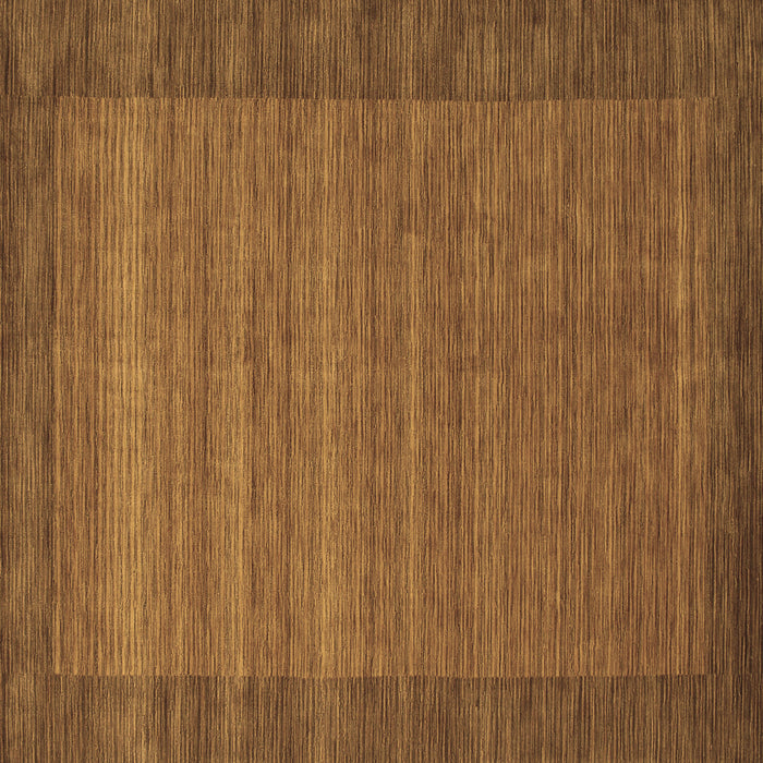 Square Machine Washable Abstract Brown Contemporary Rug, wshcon306brn