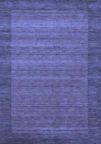 Abstract Blue Contemporary Rug, con306blu