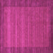 Square Abstract Pink Contemporary Rug, con306pnk