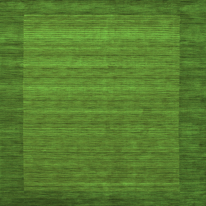 Serging Thickness of Abstract Green Contemporary Rug, con306grn
