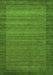 Abstract Green Contemporary Rug, con306grn