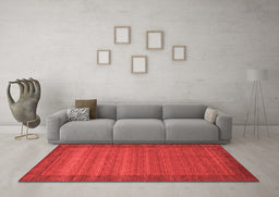 Contemporary Red Washable Rugs