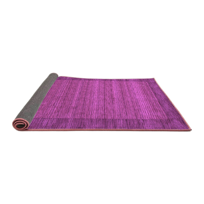 Sideview of Abstract Purple Contemporary Rug, con306pur