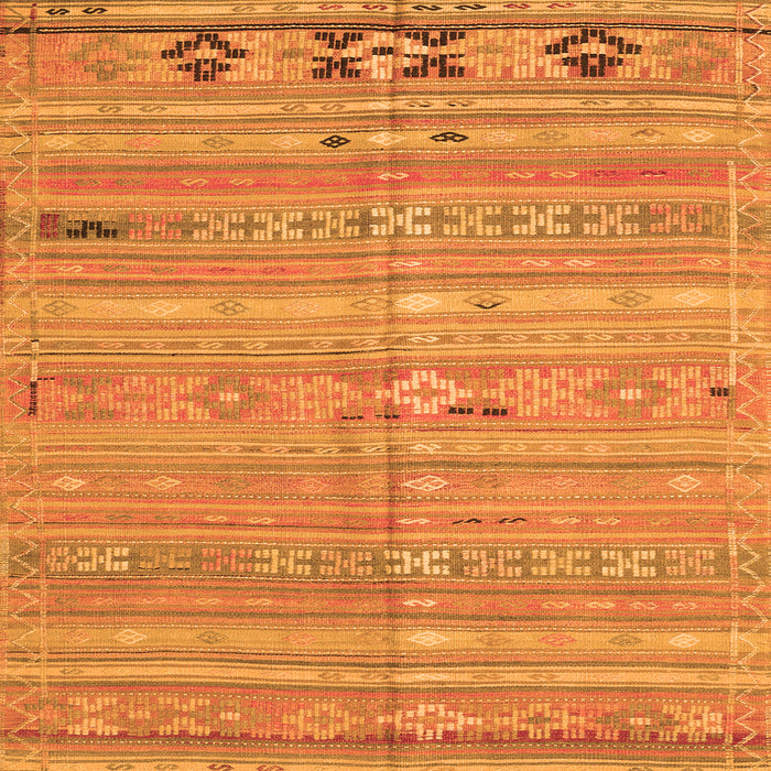 Serging Thickness of Southwestern Orange Country Rug, con3070org