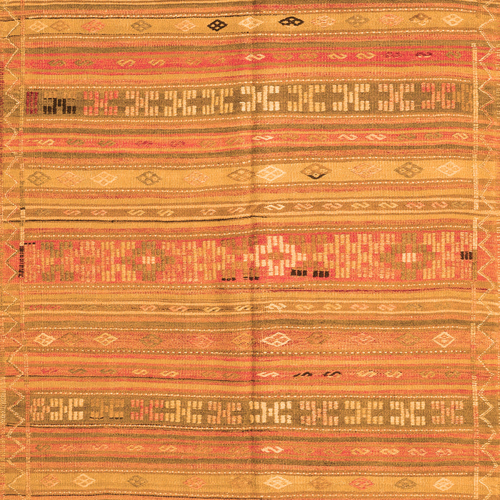 Serging Thickness of Machine Washable Southwestern Orange Country Area Rugs, wshcon3070org
