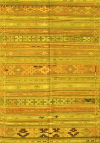 Southwestern Yellow Country Rug, con3070yw