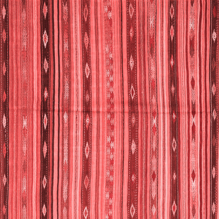Machine Washable Southwestern Red Country Rug, wshcon3071red