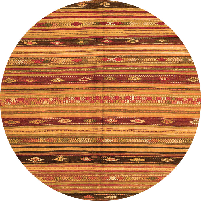 Machine Washable Southwestern Orange Country Area Rugs, wshcon3071org