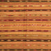 Serging Thickness of Southwestern Orange Country Rug, con3071org