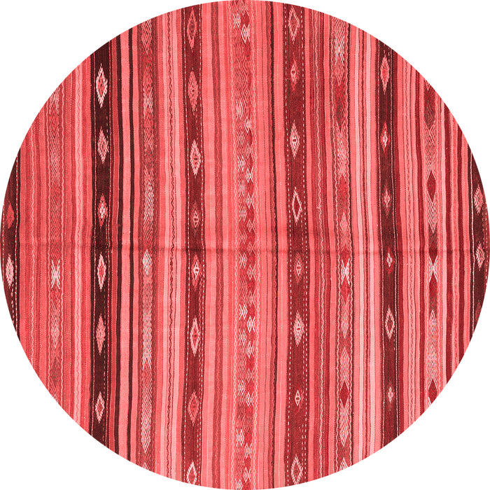 Machine Washable Southwestern Red Country Rug, wshcon3071red