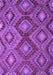 Machine Washable Southwestern Purple Country Area Rugs, wshcon3072pur