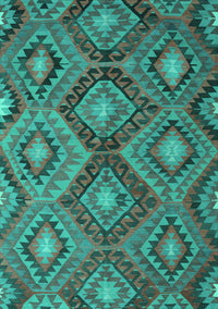 Southwestern Turquoise Country Rug, con3072turq