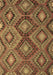 Machine Washable Southwestern Brown Country Rug, wshcon3072brn