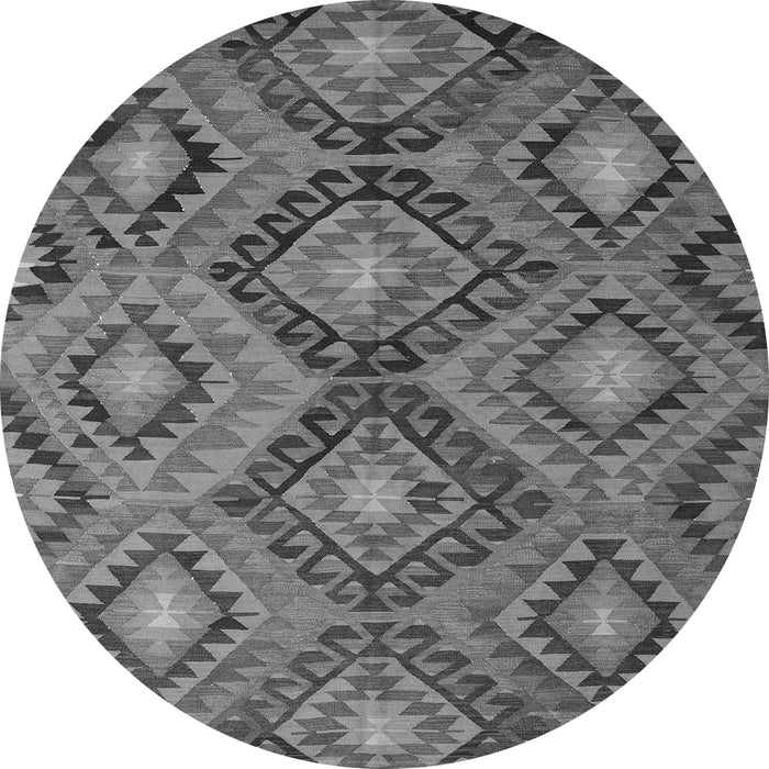 Machine Washable Southwestern Gray Country Rug, wshcon3072gry