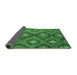 Sideview of Southwestern Emerald Green Country Rug, con3072emgrn