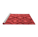 Country Red Washable Rugs