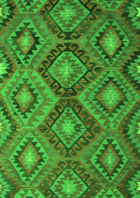 Southwestern Green Country Rug, con3072grn