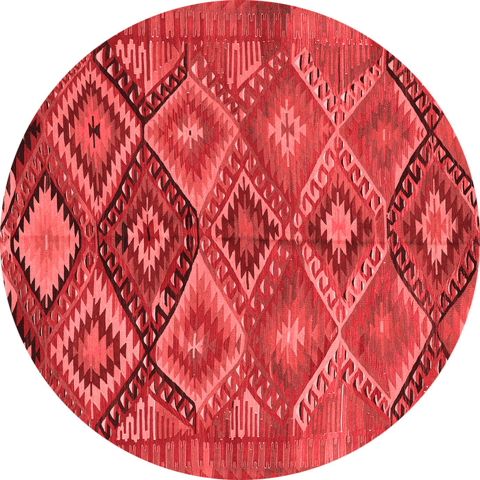 Machine Washable Oriental Red Traditional Rug, wshcon3073red
