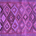 Square Oriental Purple Traditional Rug, con3073pur