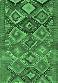 Oriental Emerald Green Traditional Rug, con3073emgrn