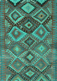 Oriental Turquoise Traditional Rug, con3073turq