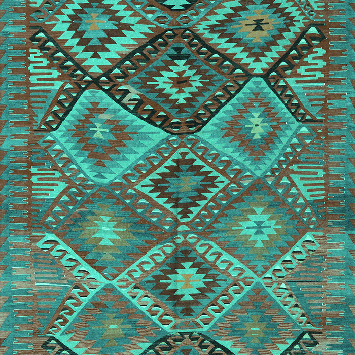 Oriental Turquoise Traditional Rug, con3073turq