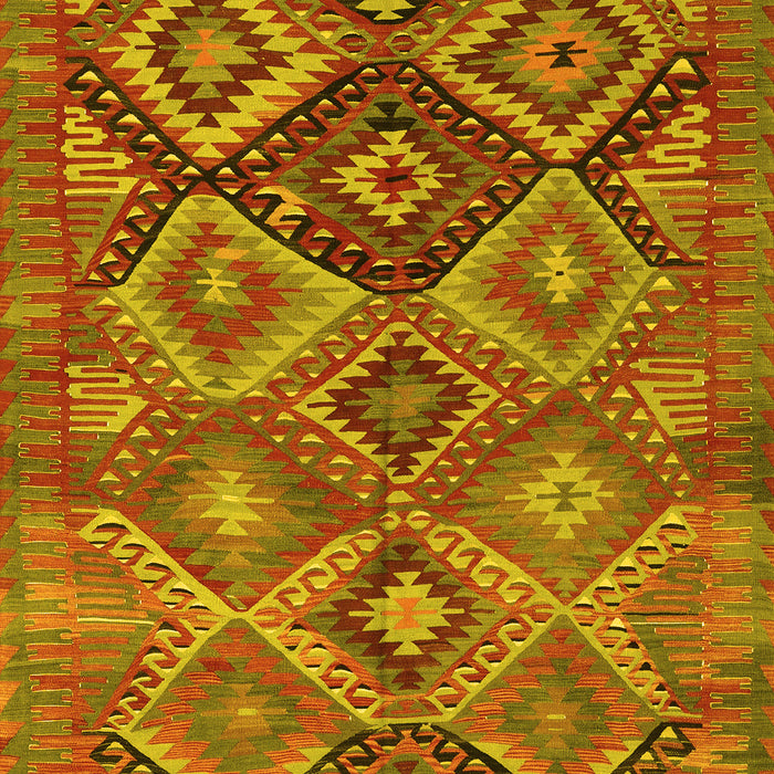 Oriental Yellow Traditional Rug, con3073yw
