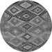 Square Oriental Gray Traditional Rug, con3073gry