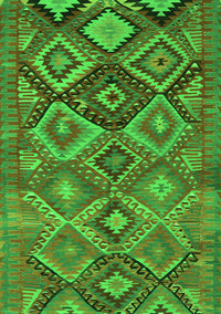 Oriental Green Traditional Rug, con3073grn