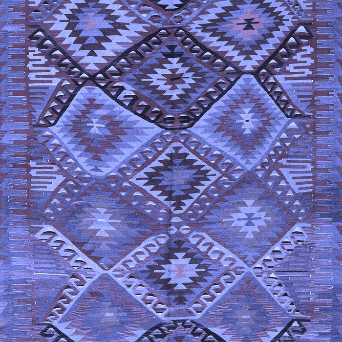 Machine Washable Oriental Blue Traditional Rug, wshcon3073blu