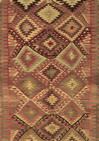 Oriental Brown Traditional Rug, con3073brn