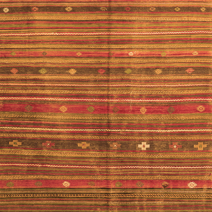 Round Machine Washable CON3074X Orange CON3074X Area Rugs, wshcon3074org