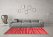 CON3074X Red Washable Rugs