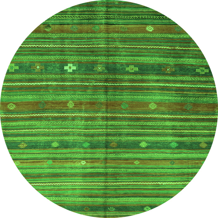 Machine Washable CON3074X Green CON3074X Area Rugs, wshcon3074grn