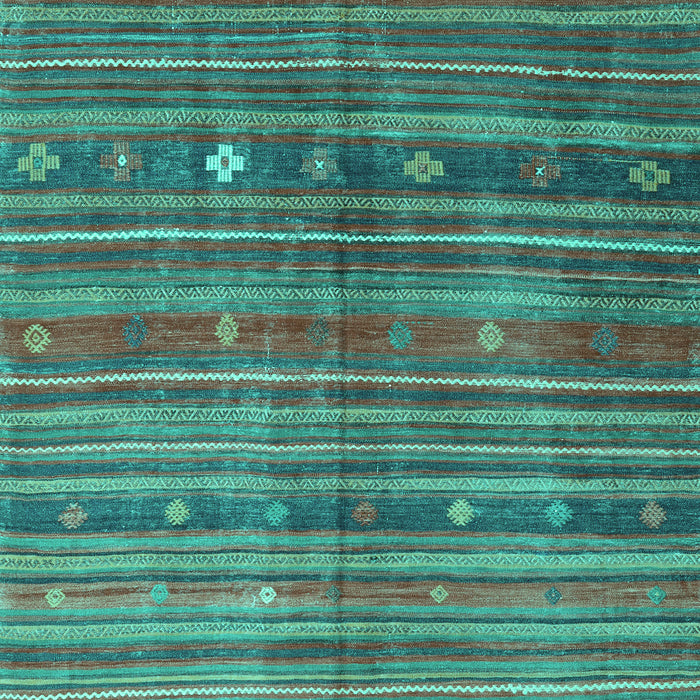 Machine Washable CON3074X Turquoise CON3074X Area Rugs, wshcon3074turq